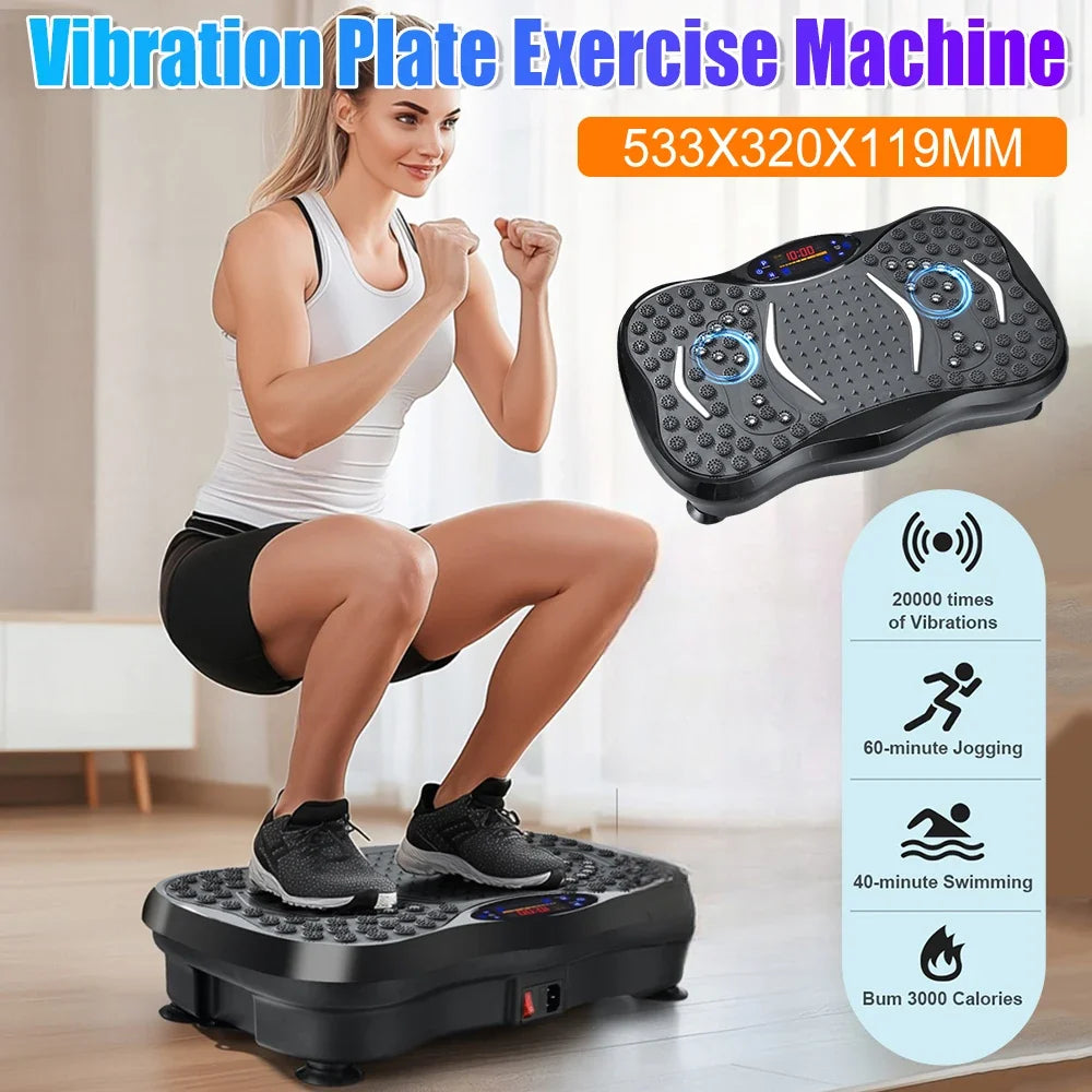 Vibration Plate Bluetooth Foot Massage Adjustable Speeds