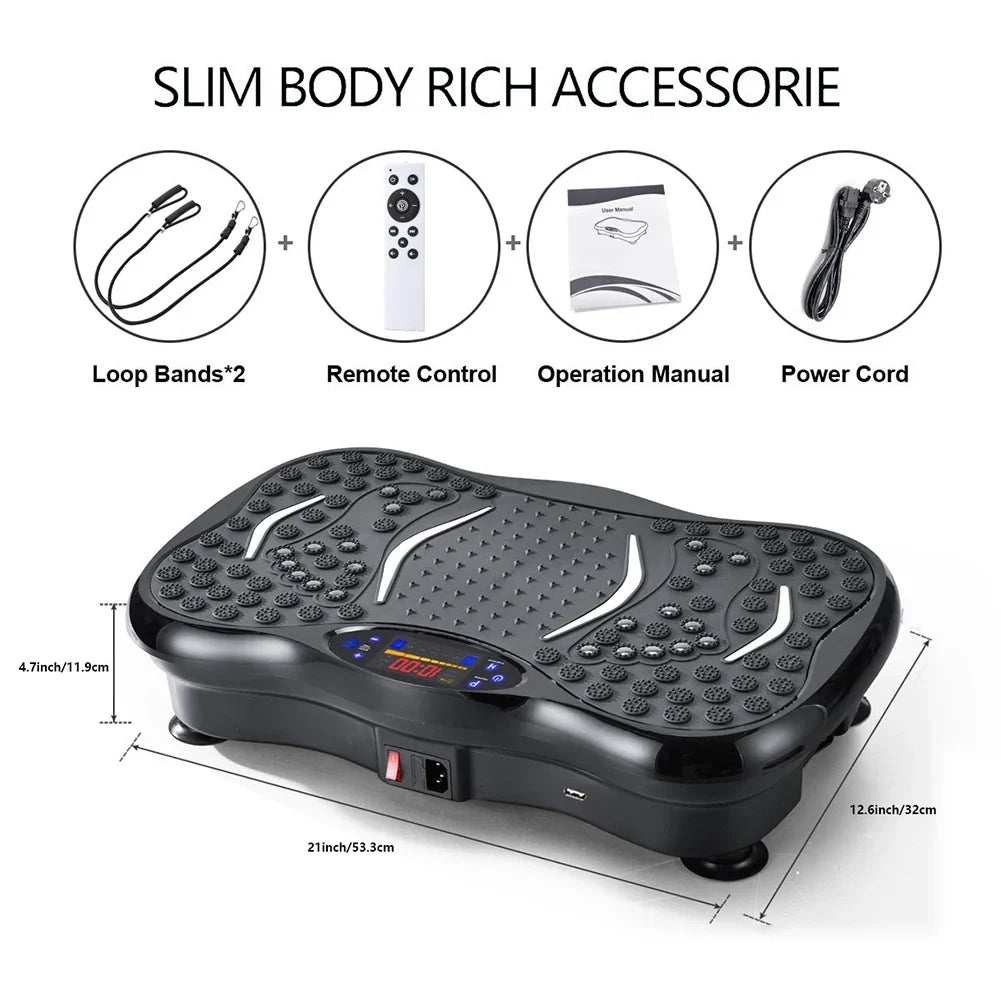 Vibration Plate Bluetooth Foot Massage Adjustable Speeds