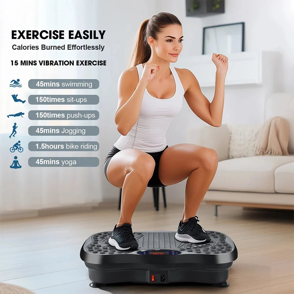 Vibration Plate Bluetooth Foot Massage Adjustable Speeds