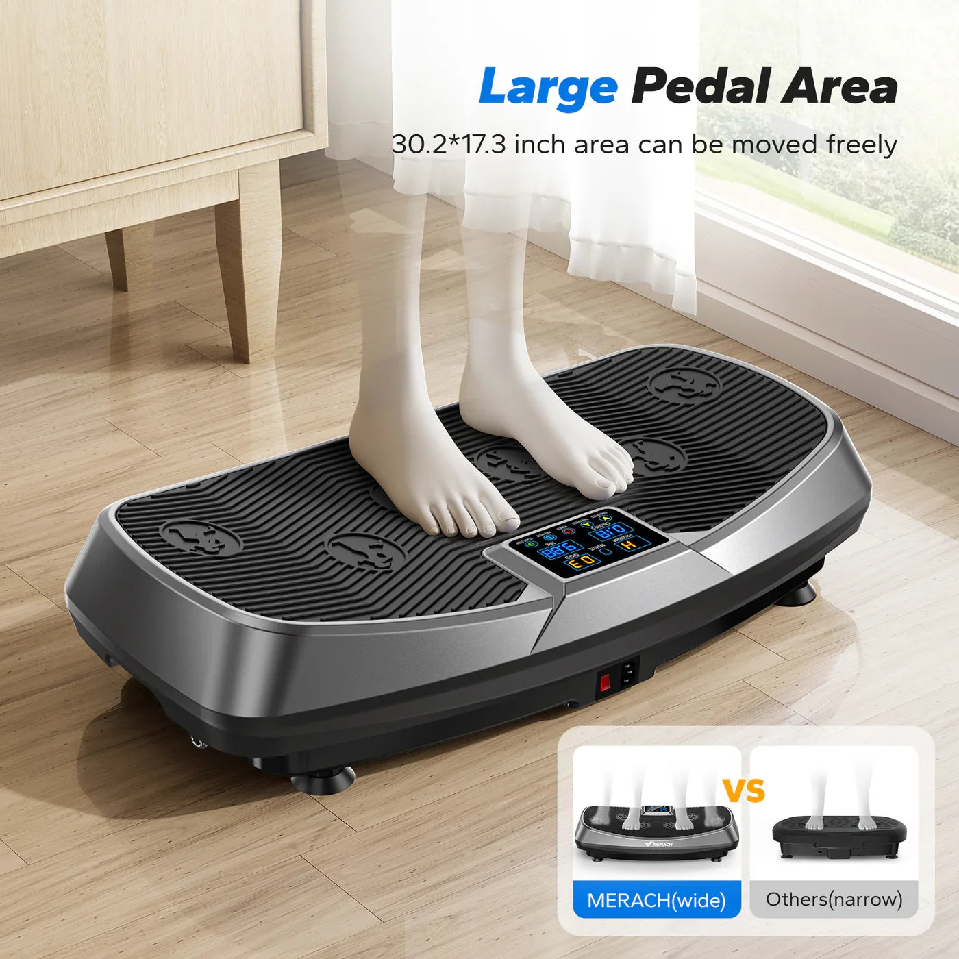 Vibration Plate Oscillation & Pulse 30 Speeds