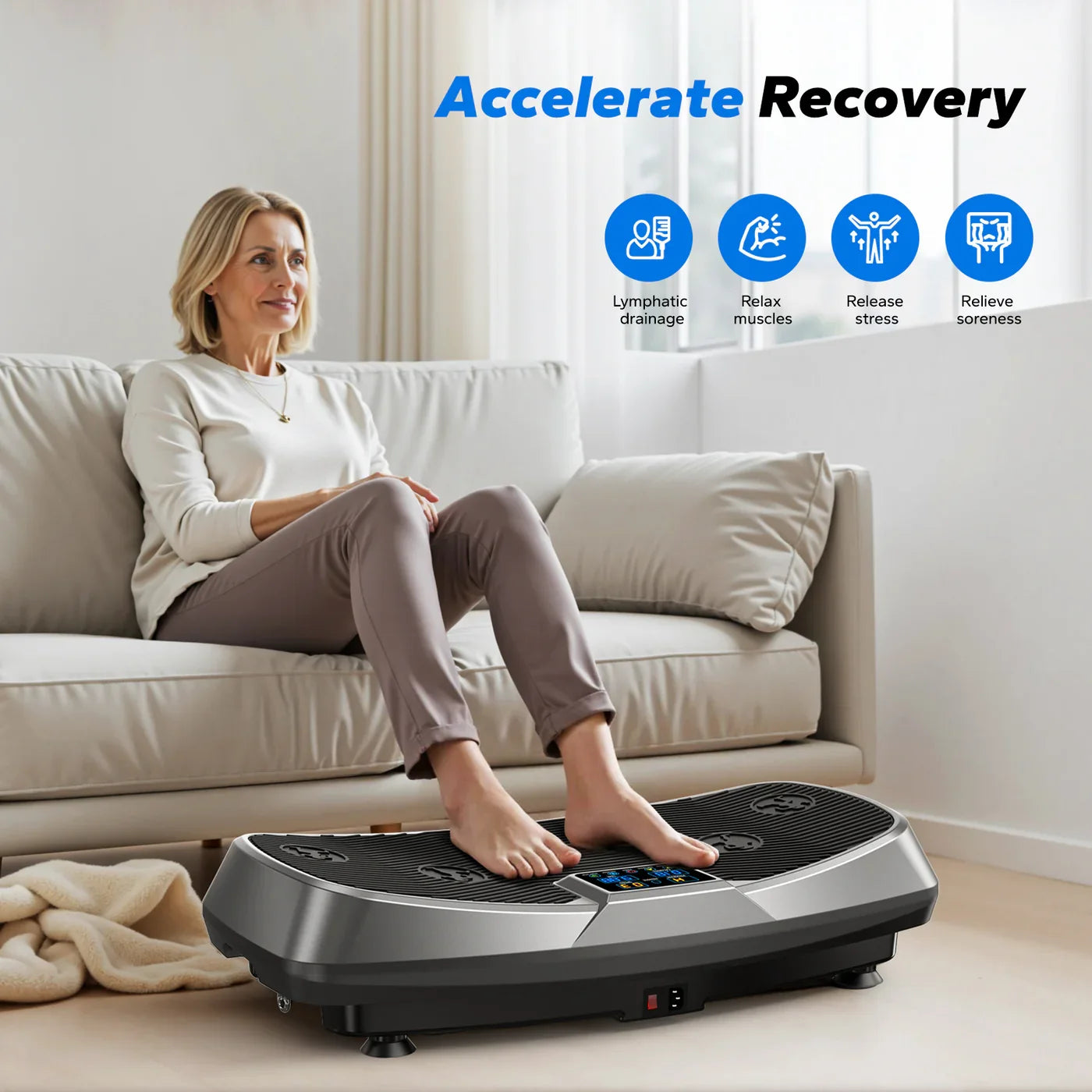 Vibration Plate Oscillation & Pulse 30 Speeds