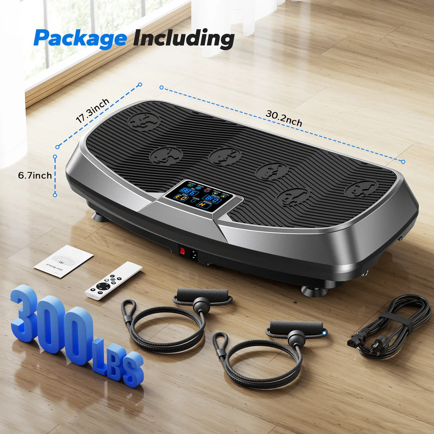 Vibration Plate Oscillation & Pulse 30 Speeds