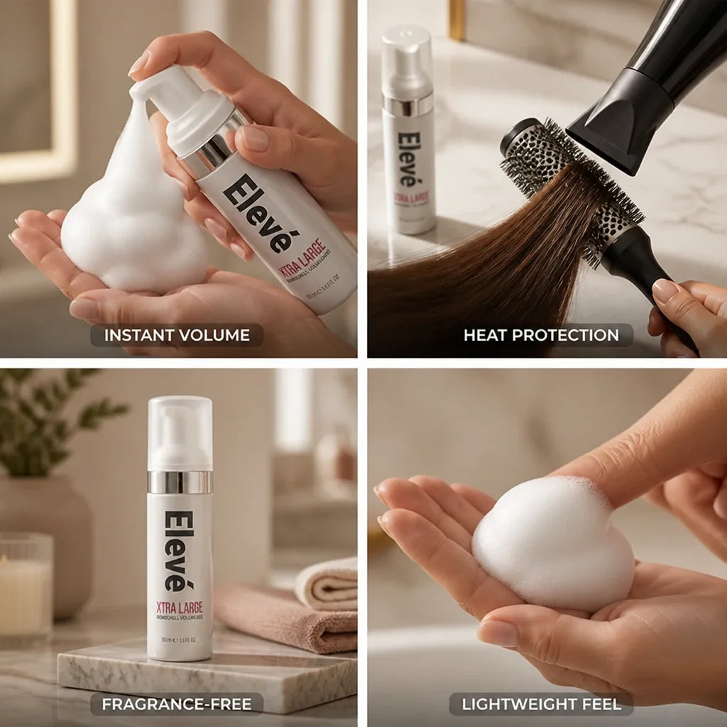 Volumizing Foam Weightless Volume Heat Protection Fragrance-Free
