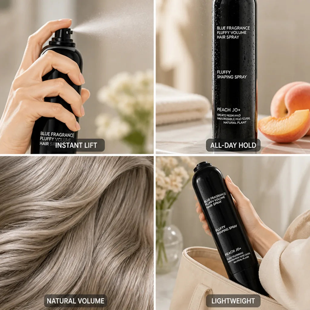 Volumizing Hair Spray For Mature Hair Lightweight Flexible Hold