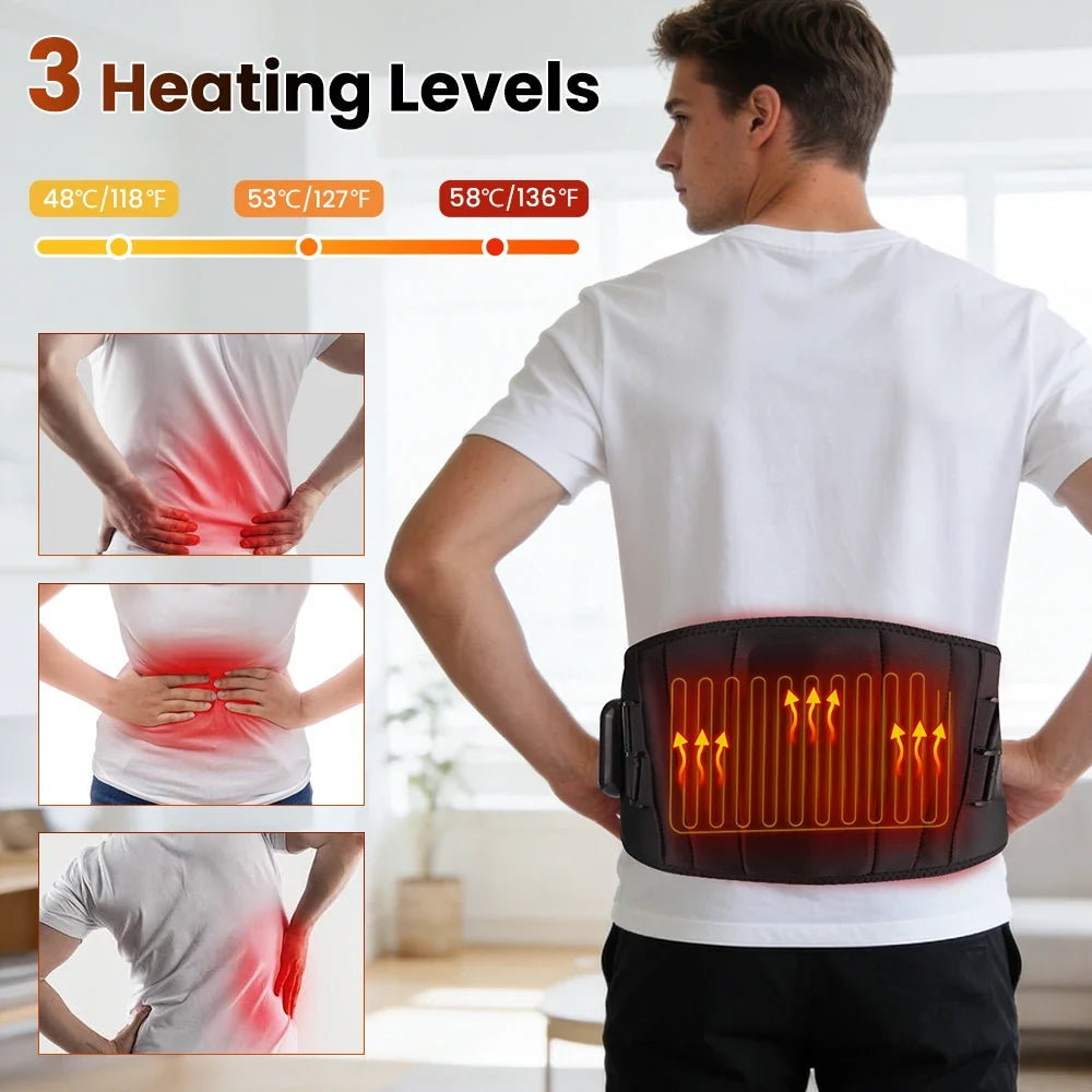 Waist Belt Massager Cordless Adjustable Heat