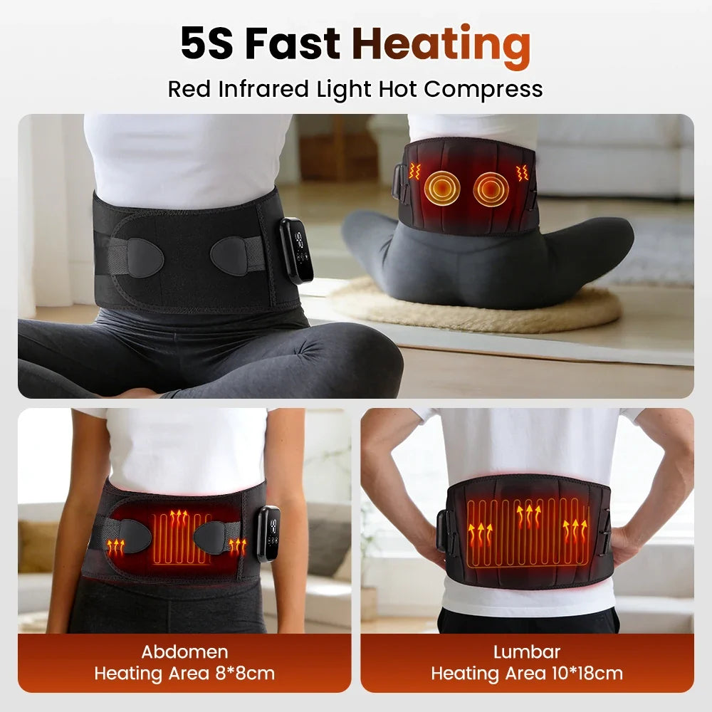 Waist Belt Massager Cordless Adjustable Heat