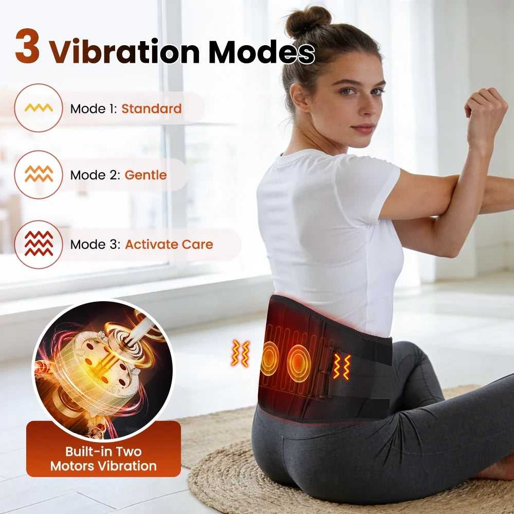 Waist Belt Massager Cordless Adjustable Heat