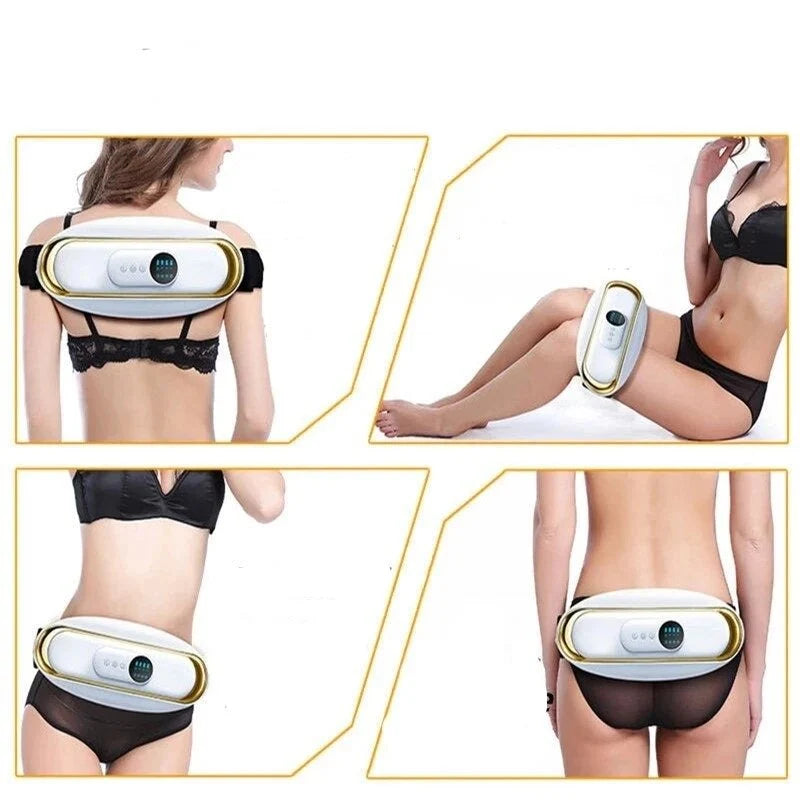 Waist Massager Belt Cordless Rechargeable Vibration & Heat