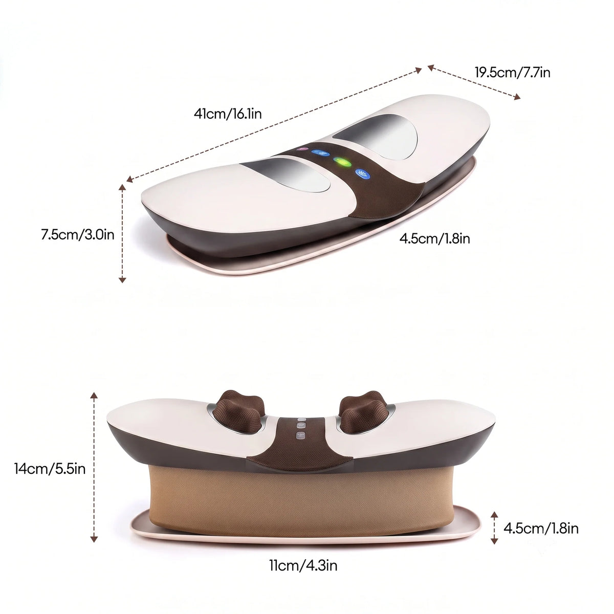 Waist Massager Portable Adjustable Fit Targeted Relief