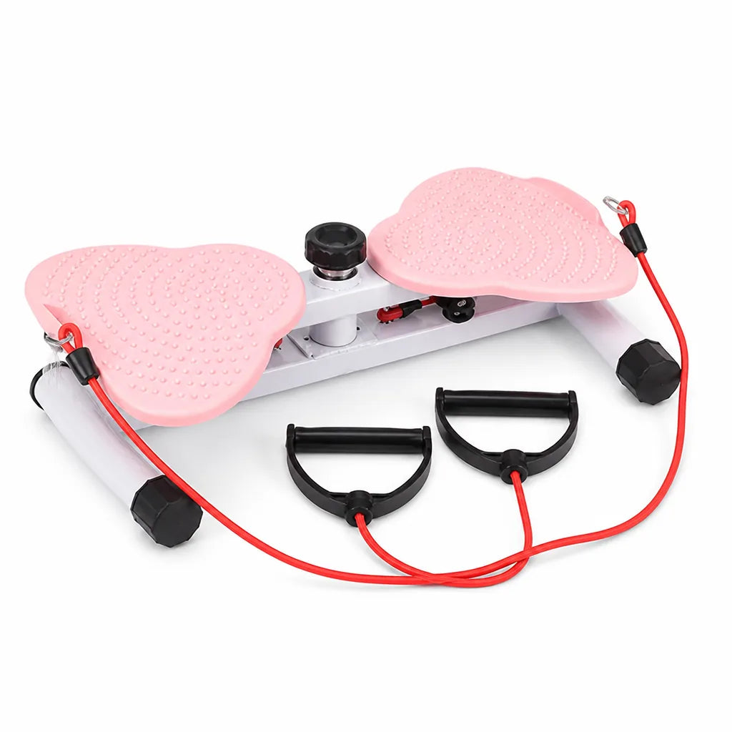 Waist Twist Board Elastic Bands & Adjustable Resistance
