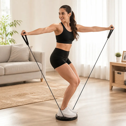 Waist Twister Board Full-Body Toning Low-Impact Supports 397 lbs