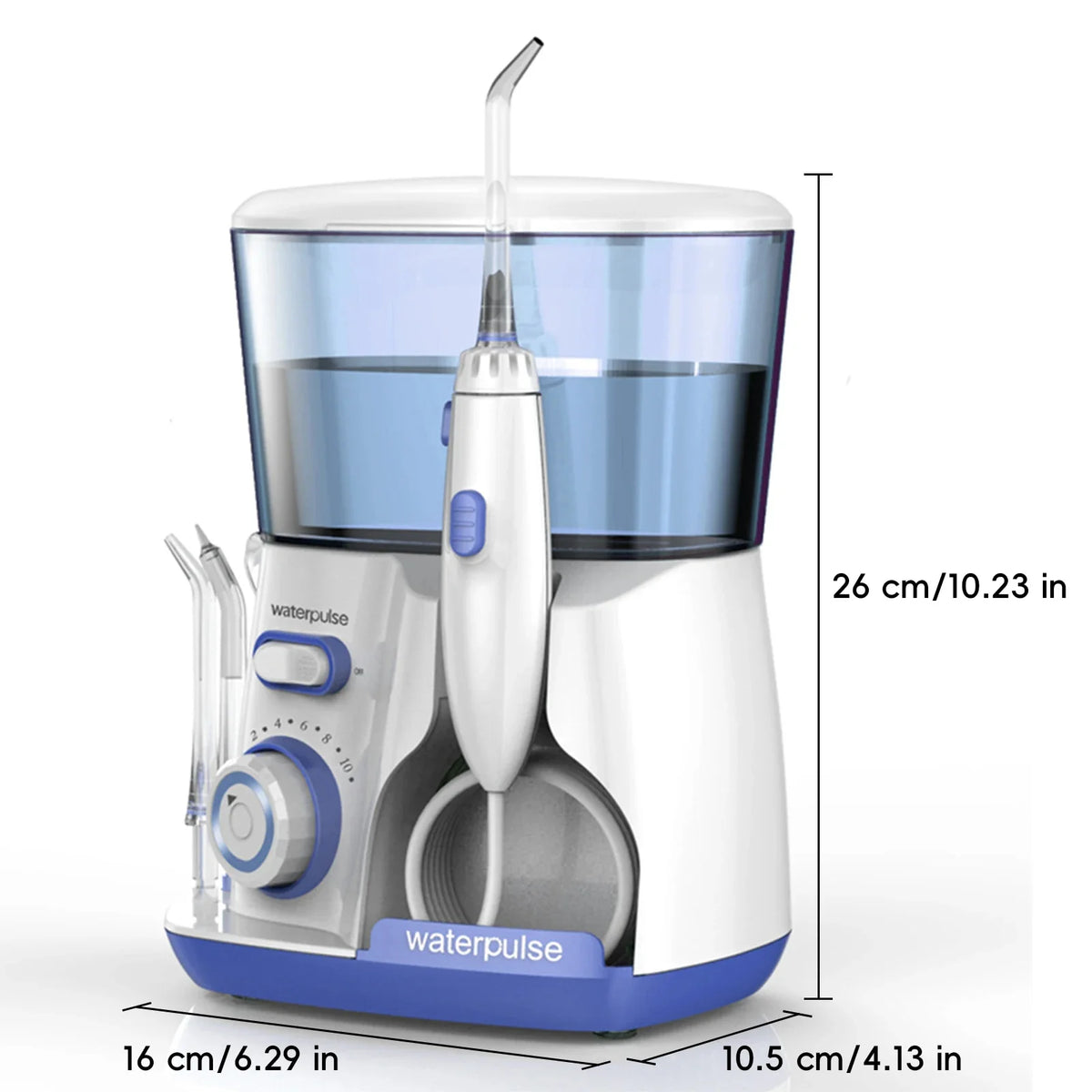 Water Flosser Adjustable Pressure 800ml Anti-Leak Tank