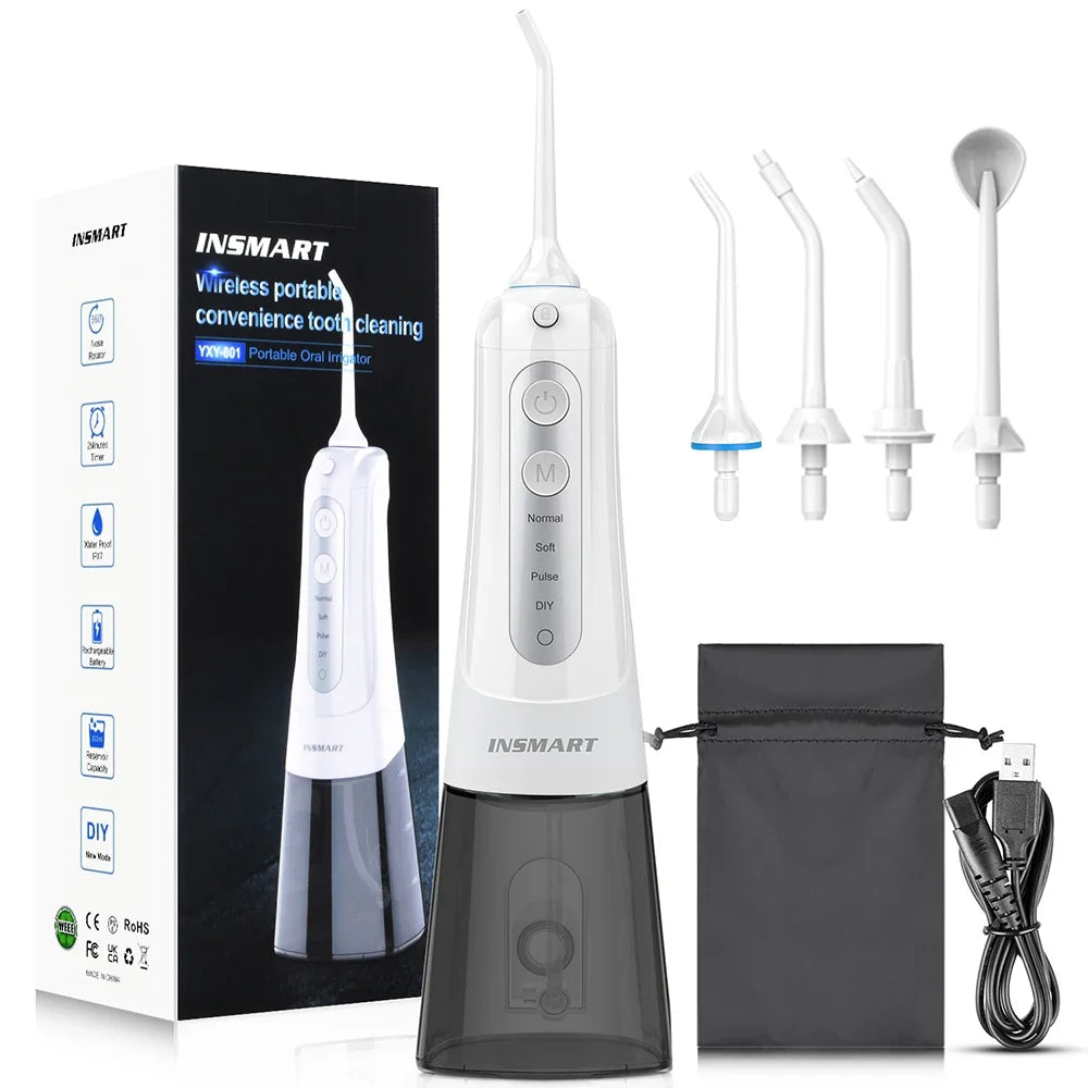 Water Flosser Cordless 300ml Tank USB-C Rechargeable