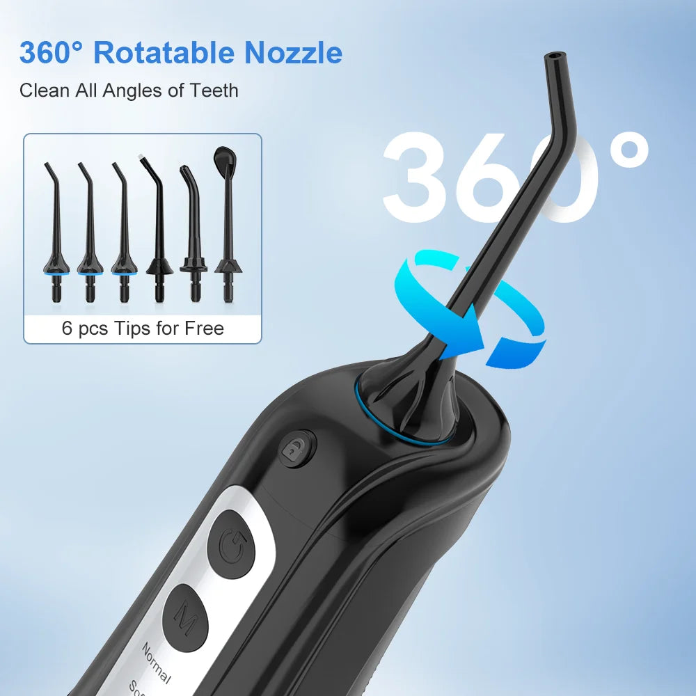Water Flosser Cordless 300ml Tank USB-C Rechargeable