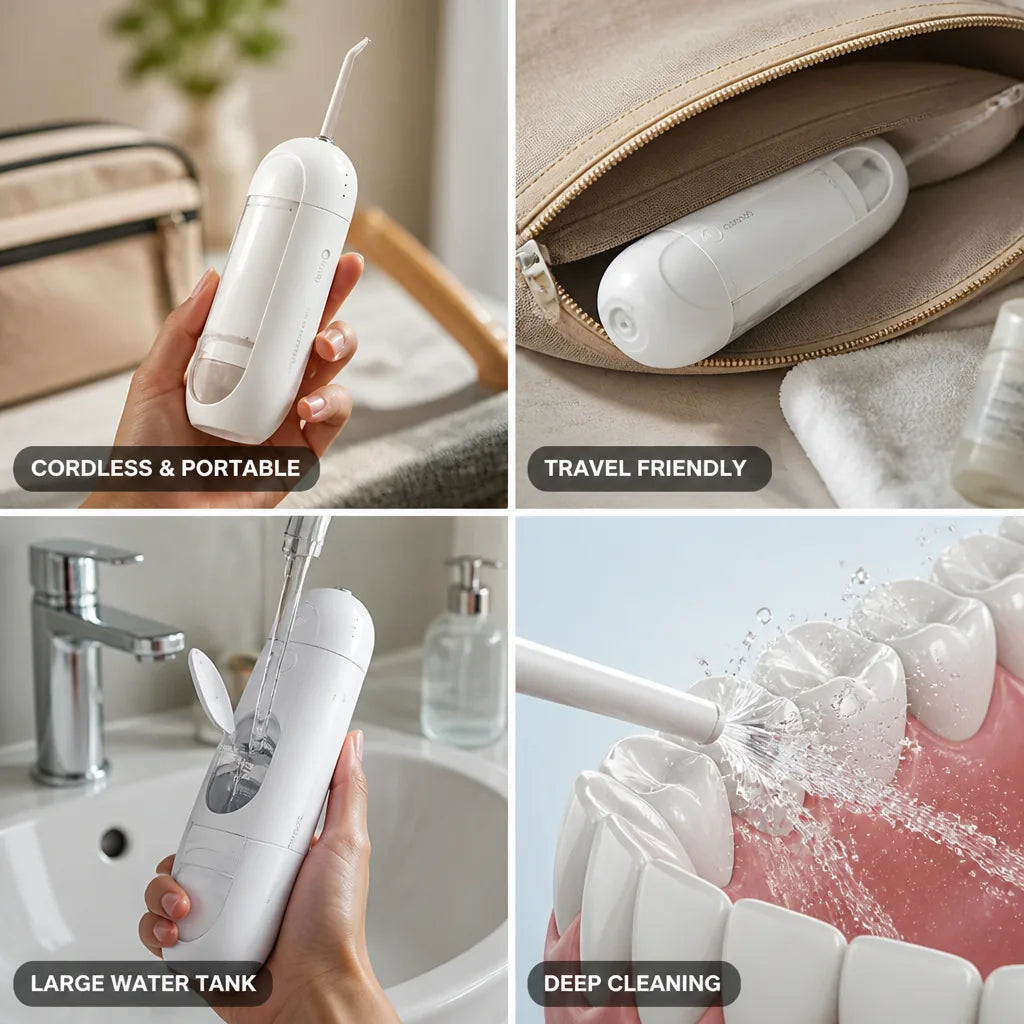 Water Flosser Cordless Compact Travel Size