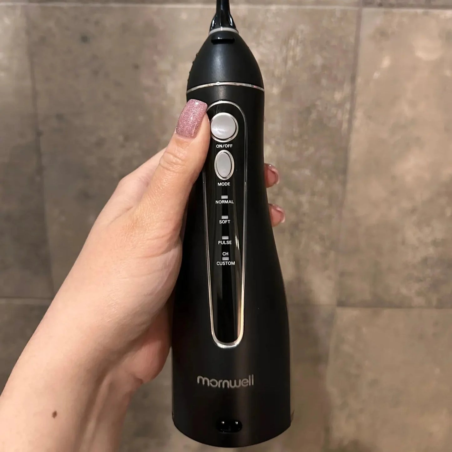 Water Flosser Cordless & Rechargeable 200ml Tank 4 Nozzles