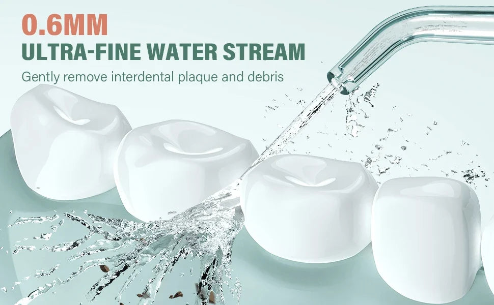 Water Flosser Cordless USB Rechargeable Waterproof