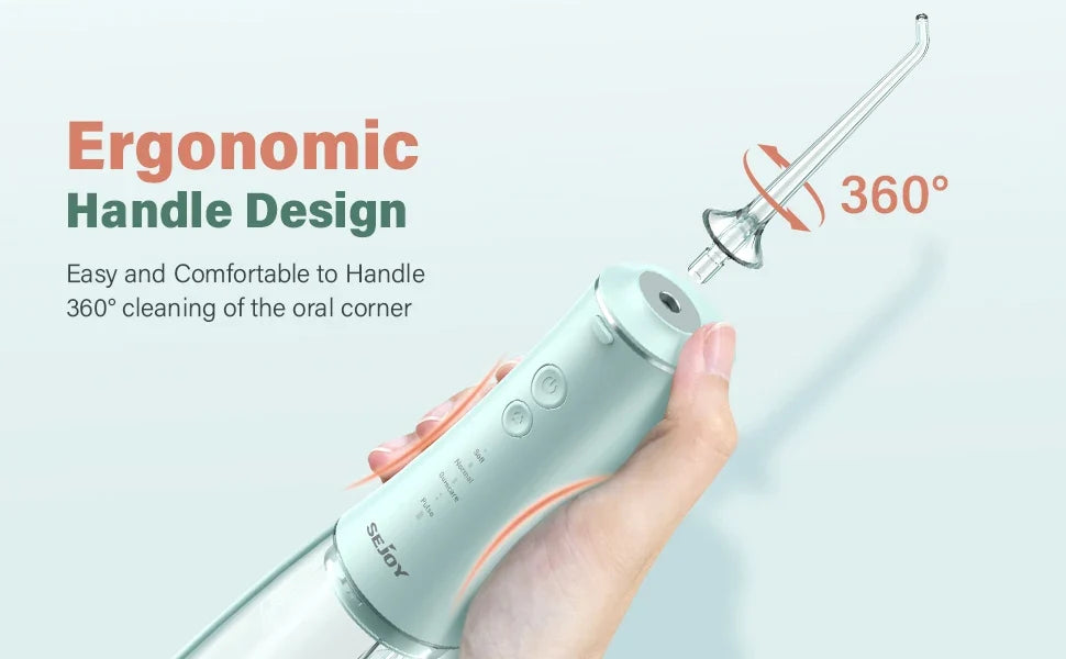 Water Flosser Cordless USB Rechargeable Waterproof