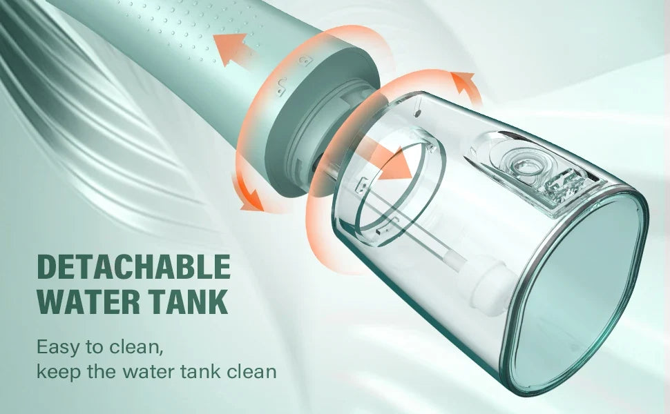 Water Flosser Cordless USB Rechargeable Waterproof