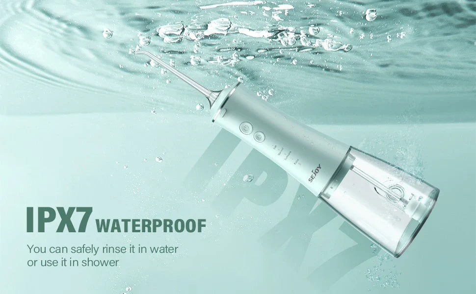 Water Flosser Cordless USB Rechargeable Waterproof
