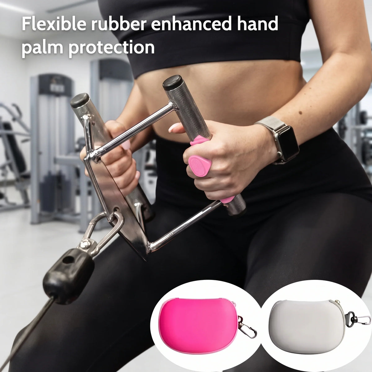Weightlifting Grip Pads Ergonomic Silicone & Textured Palm Support