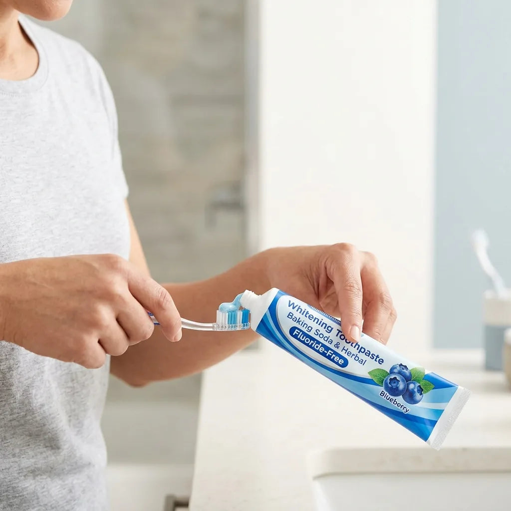 Whitening Toothpaste Baking Soda & Herbal Fluoride-Free