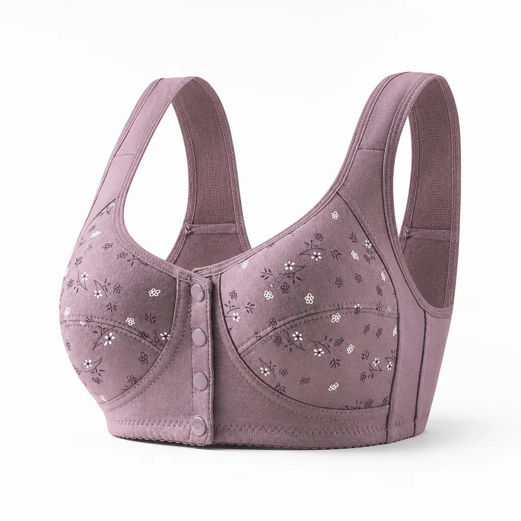 Wirefree Bra U-Shaped Gel Support Ice-Silk Fabric