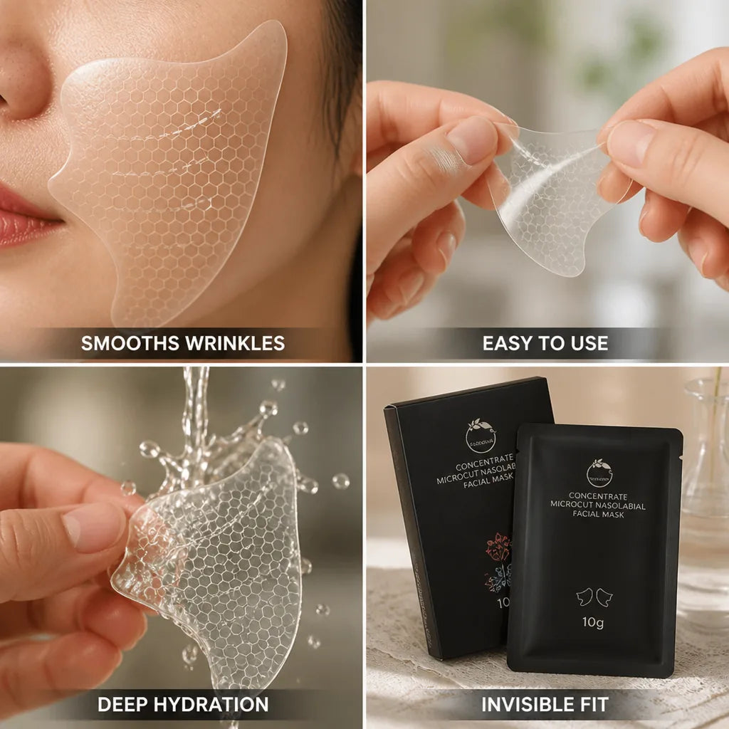 Wrinkle Patches Nasolabial Hydrogel Adhesive Moisturizing