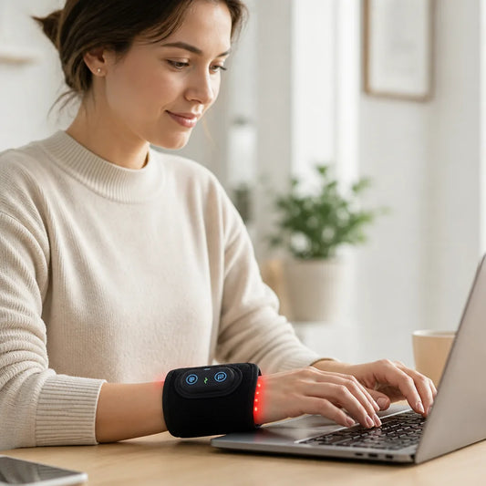 Wrist Light Therapy Wrap Red & Infrared Pain Relief