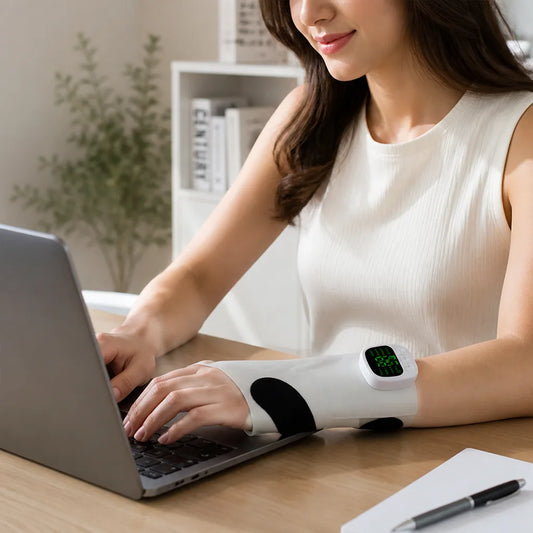 Wrist Massager Adjustable Massage 360° Support Breathable Lycra