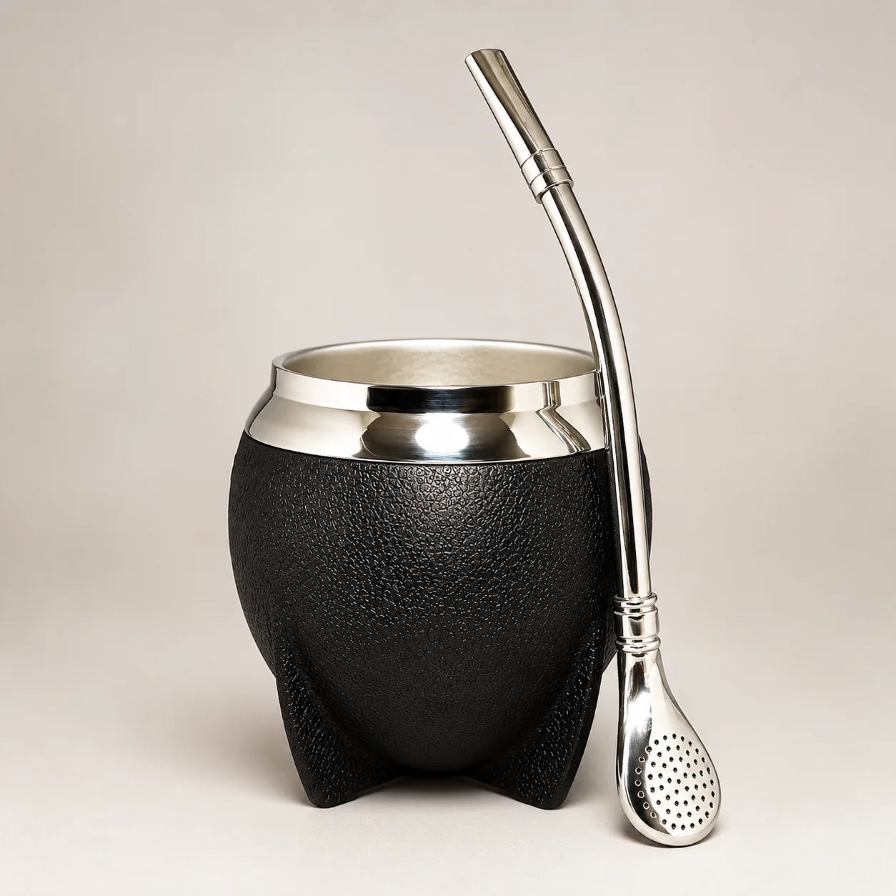 Yerba Mate Gourd Insulated Stainless Steel Removable Bombilla