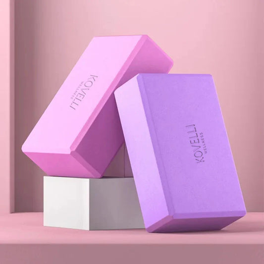 Yoga Block Set High-Density EVA Includes 1.5m Resistance Band