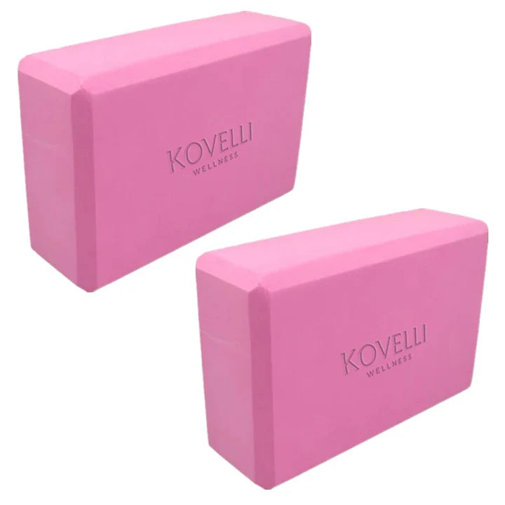 Yoga Block Set High-Density EVA Includes 1.5m Resistance Band