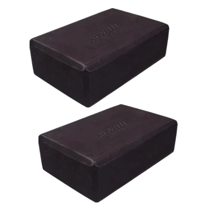 Yoga Block Set High-Density EVA Includes 1.5m Resistance Band