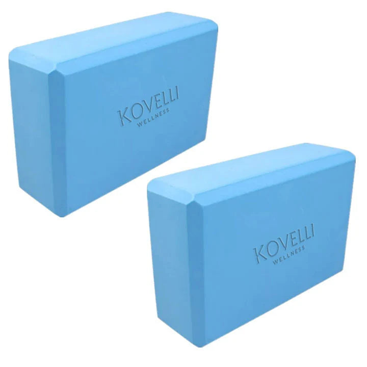 Yoga Block Set High-Density EVA Includes 1.5m Resistance Band