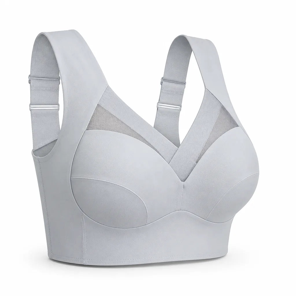 Yoga & Fitness Bra Full-Cup Support Adjustable Straps