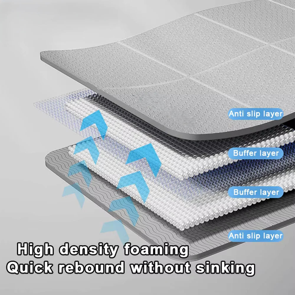Yoga Mat Foldable Portable & Lightweight