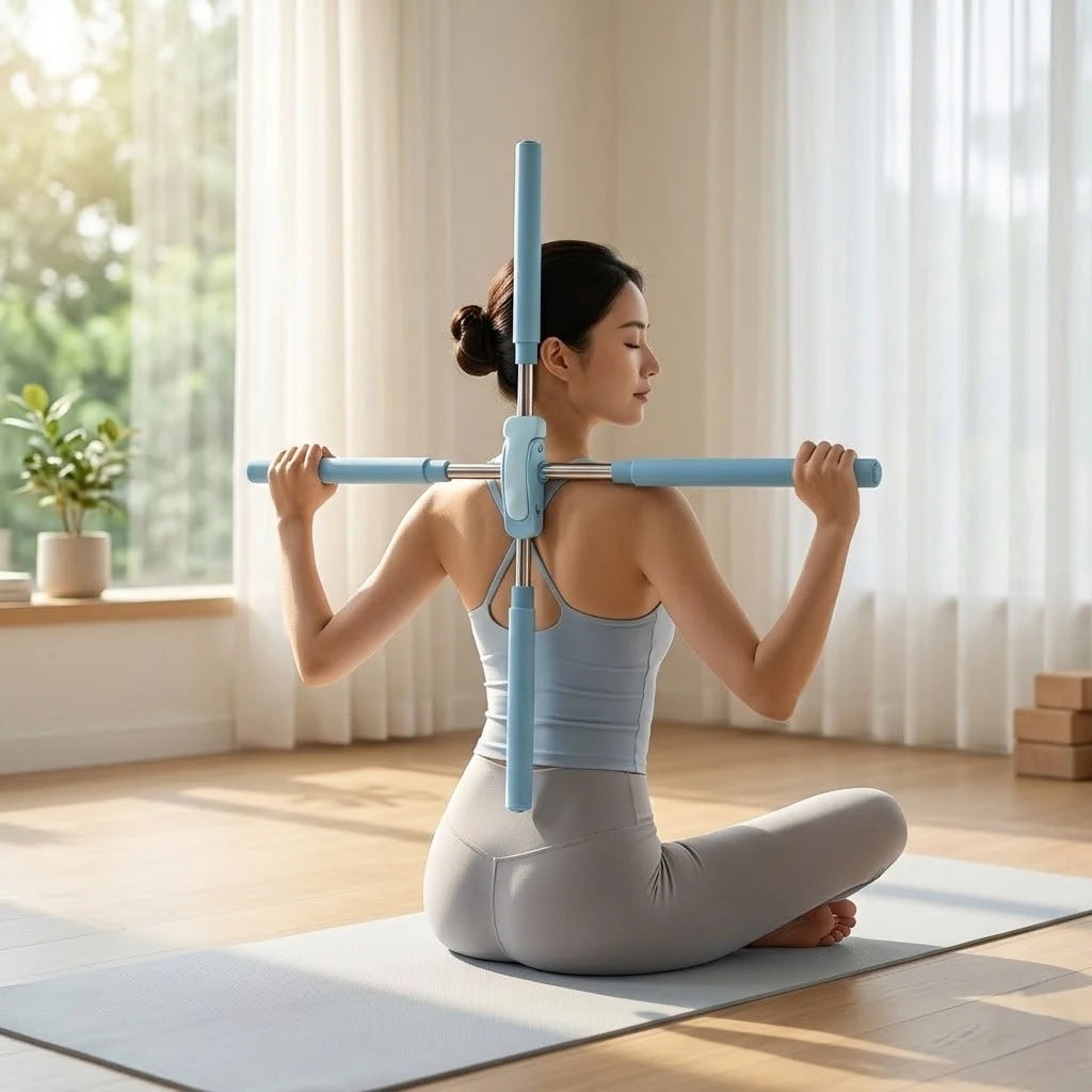 Yoga Posture Support Stick Telescoping Foam Grip