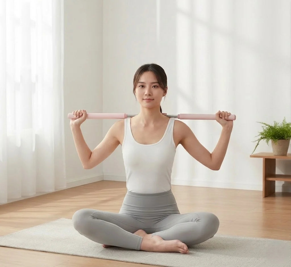 Yoga Posture Support Stick Telescoping Foam Grip