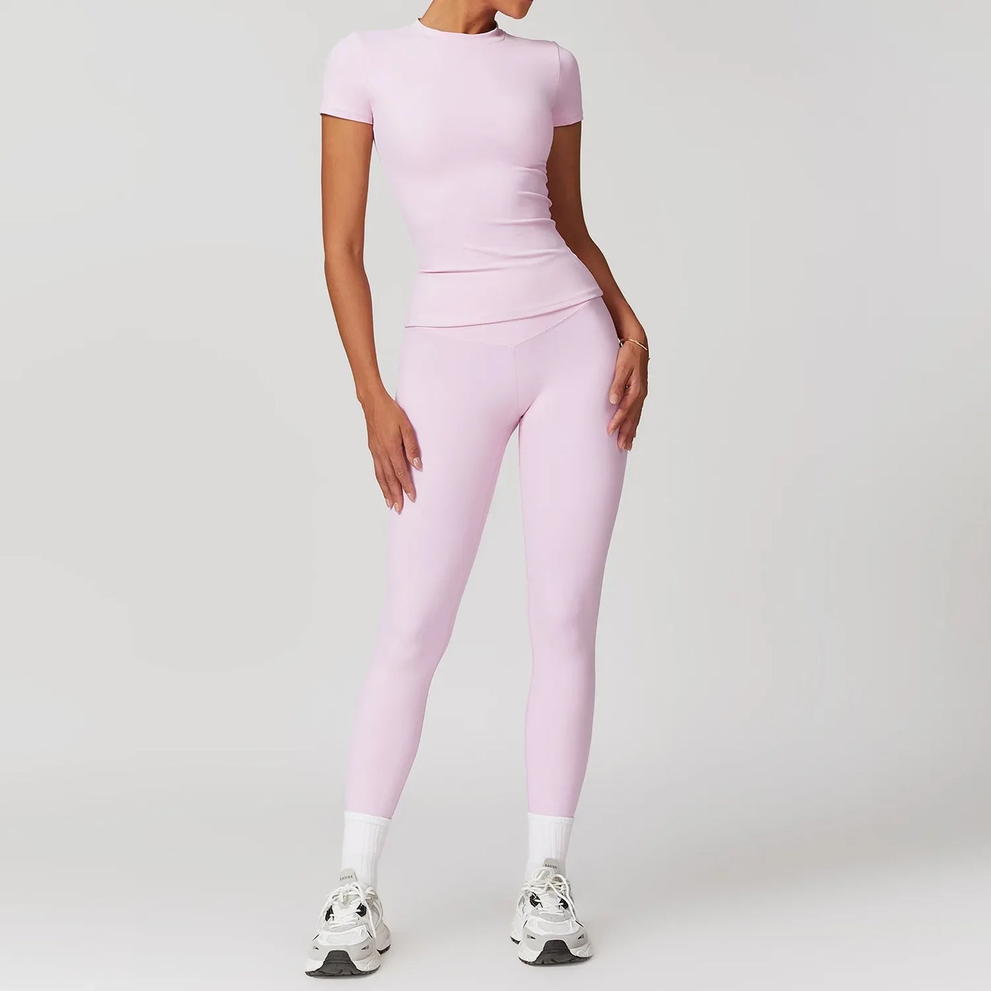 Yoga Set Quick-Dry Sports Bra & High-Waist Leggings
