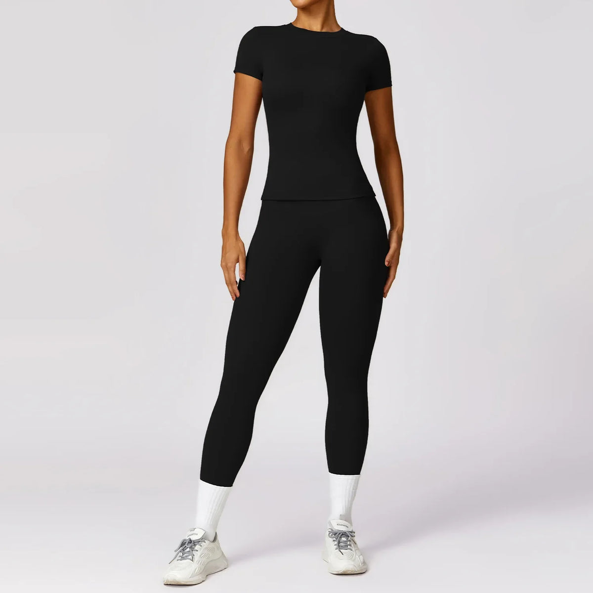 Yoga Set Quick-Dry Sports Bra & High-Waist Leggings