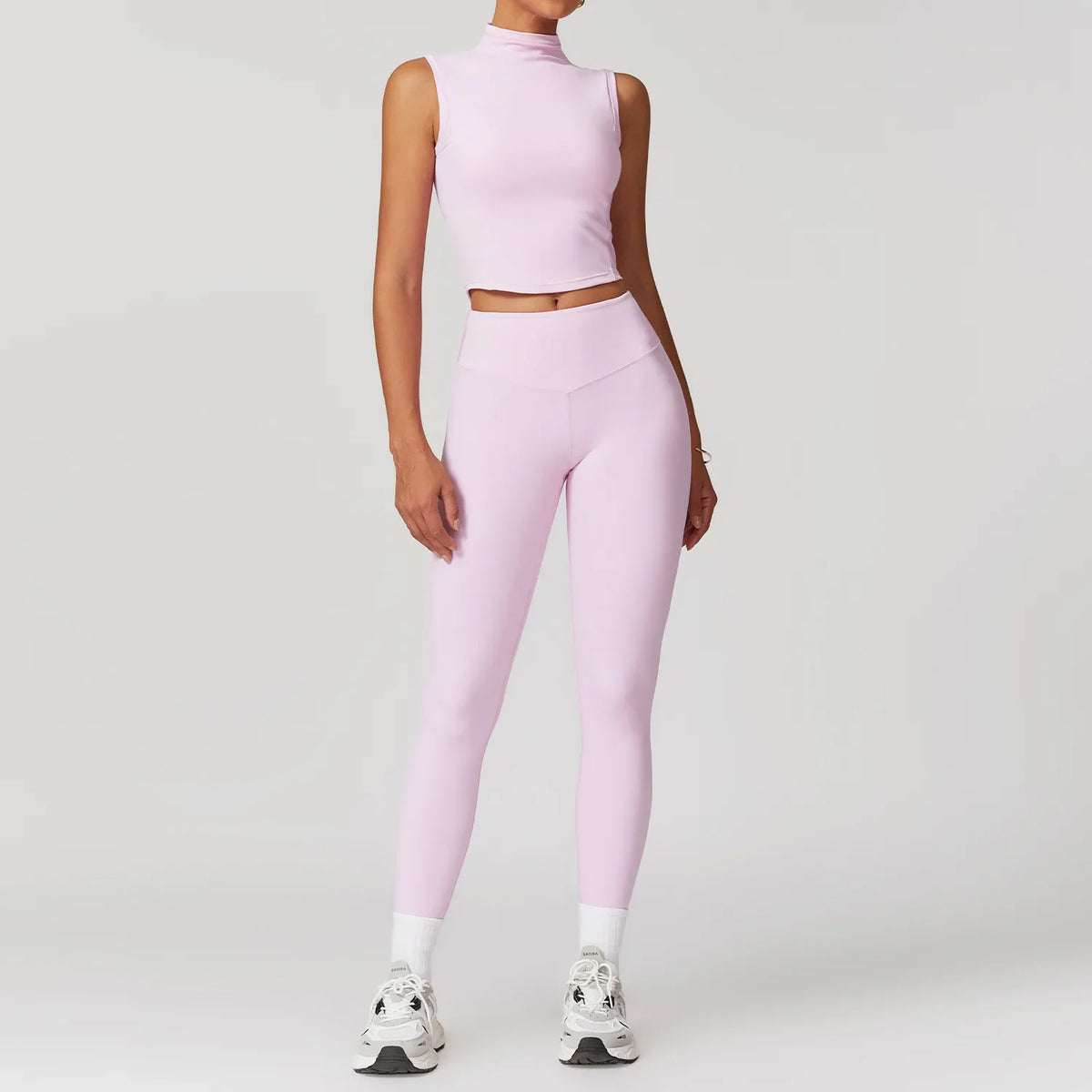 Yoga Set Quick-Dry Sports Bra & High-Waist Leggings