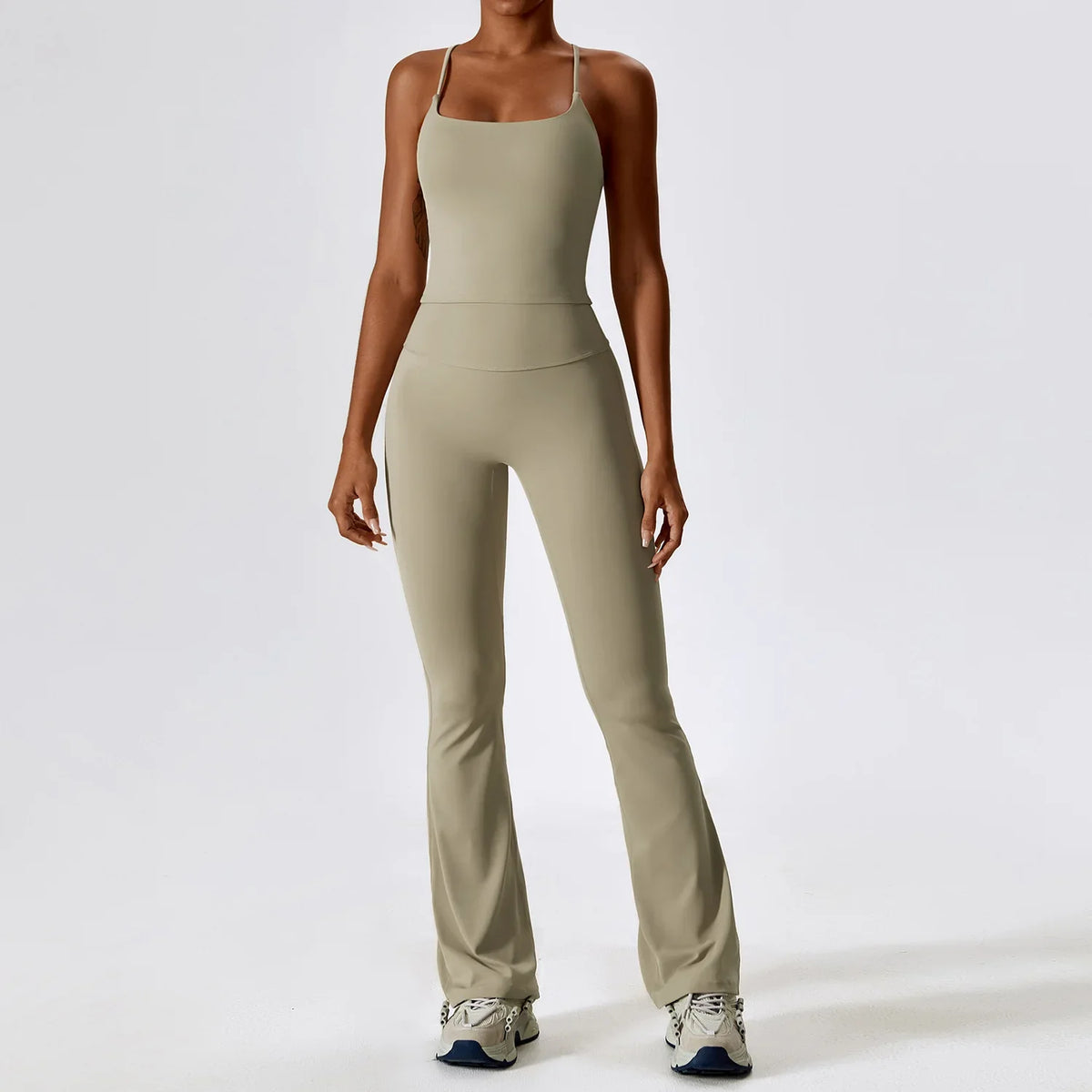 Yoga Set Seamless Breathable Compression Bra & Leggings