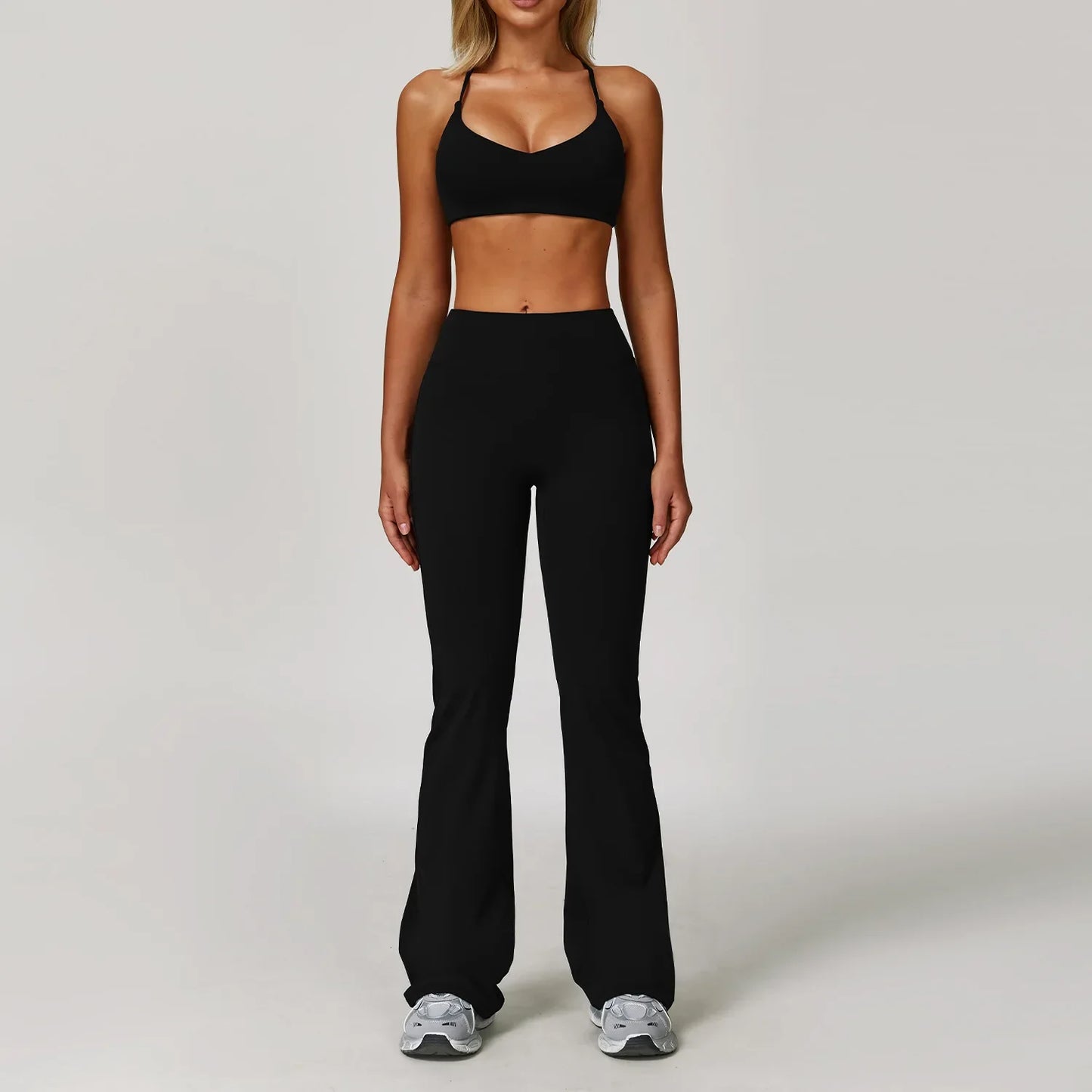 Yoga Set Seamless Long Sleeve Quick-Dry