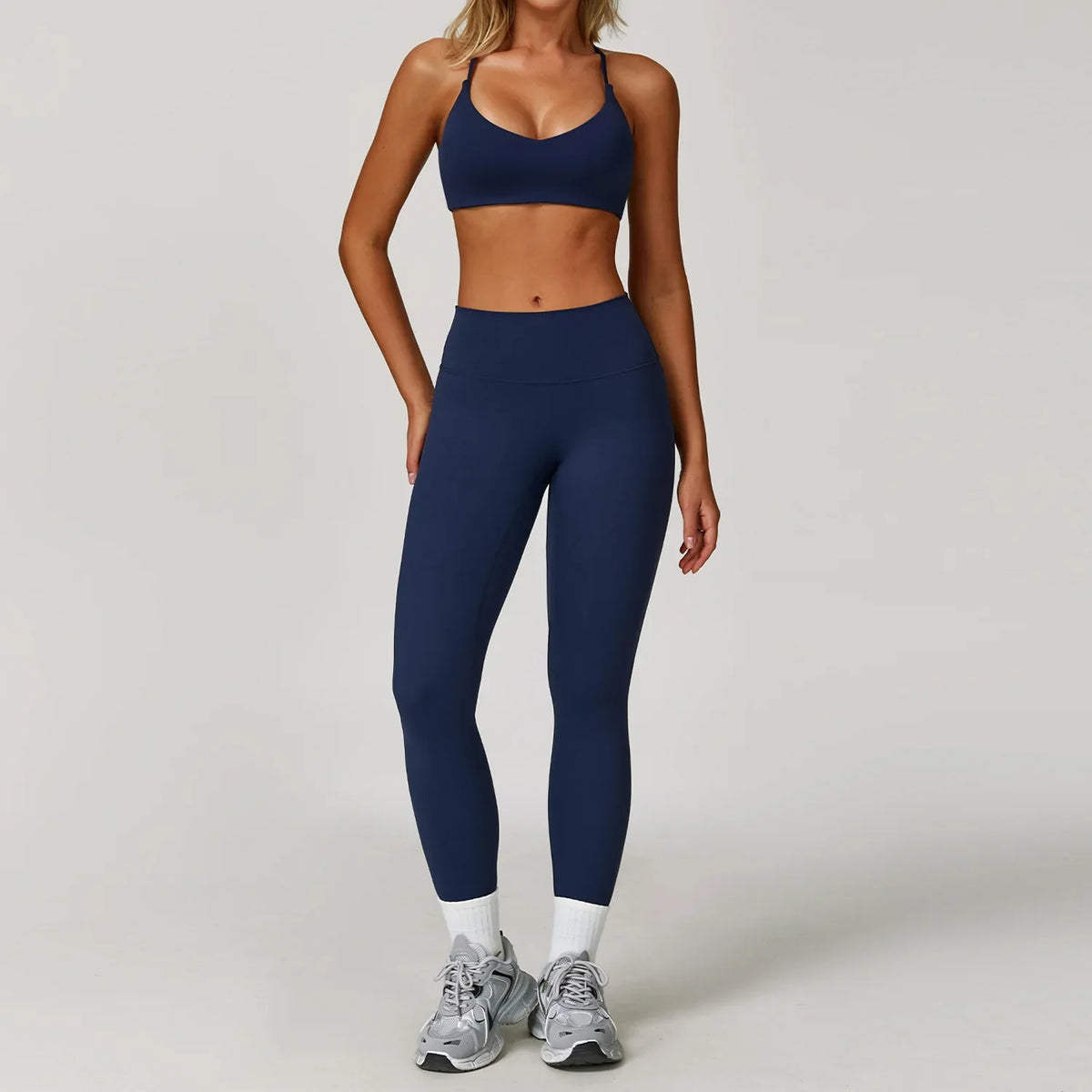 Yoga Set Seamless Long Sleeve Quick-Dry