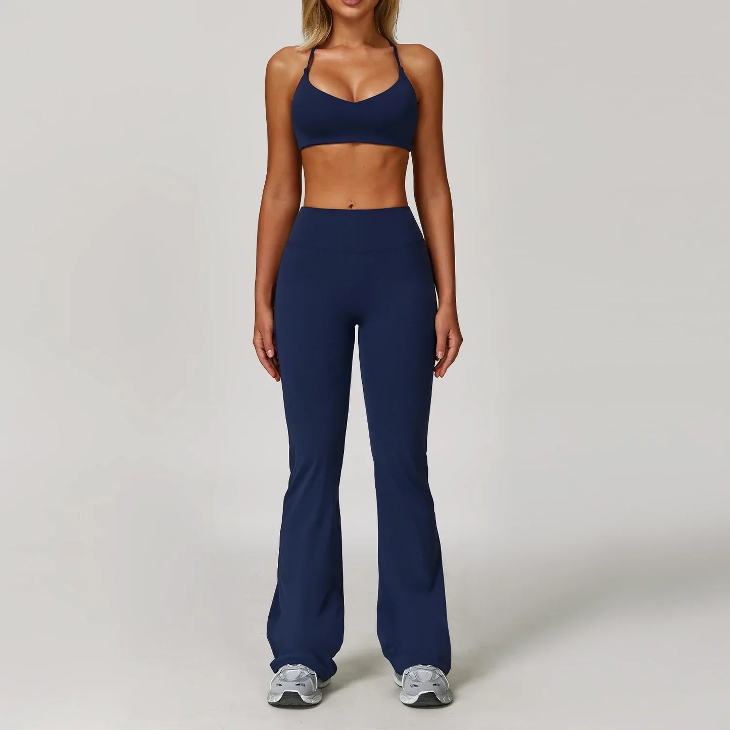 Yoga Set Seamless Long Sleeve Quick-Dry
