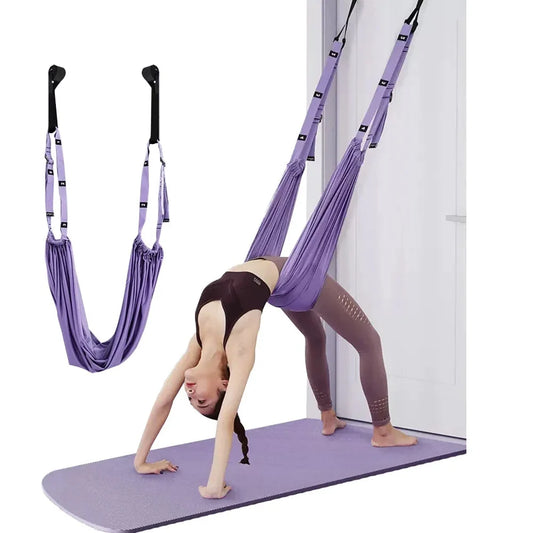Yoga Strap Adjustable Metal Buckle Slip-Free