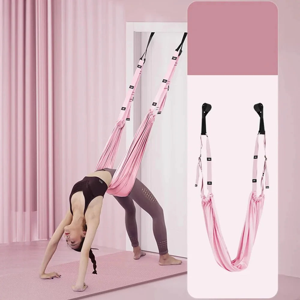 Yoga Strap Adjustable Metal Buckle Slip-Free