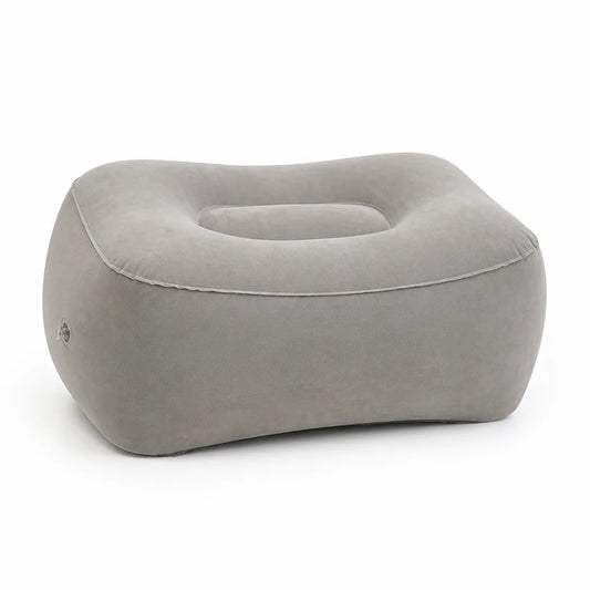 Adjustable Inflatable Footrest Pillow for Travel