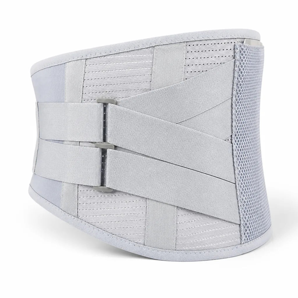 Adjustable Lumbar Support Belt with Shaped Stabilizers (Discreet Under Clothing)